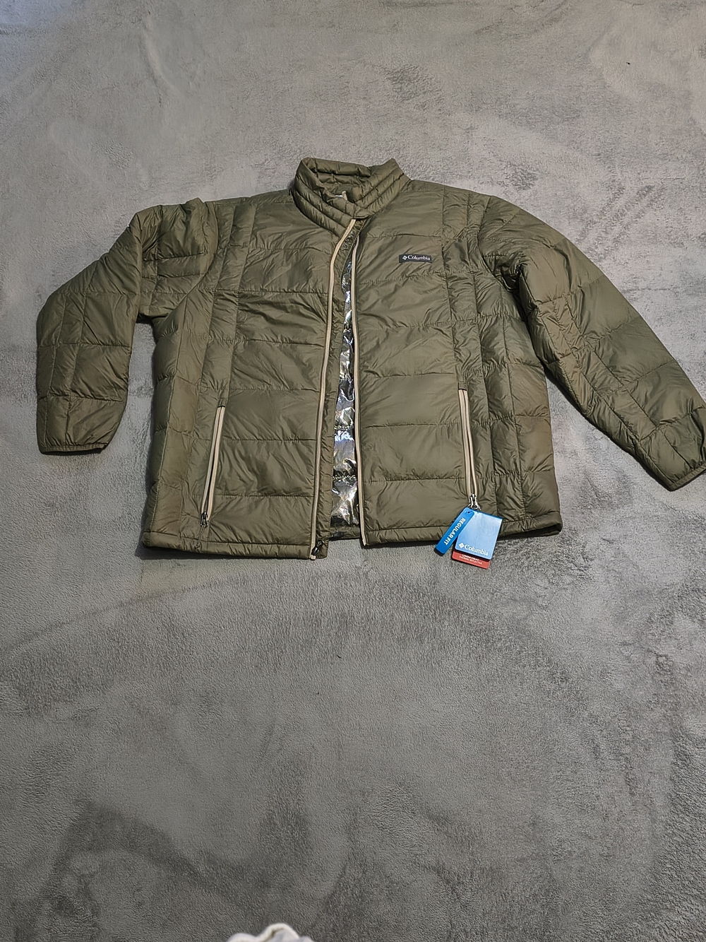Columbia Voodoo Falls 500 TurboDown Jacket Puffer Jacket in Green XXL NWT